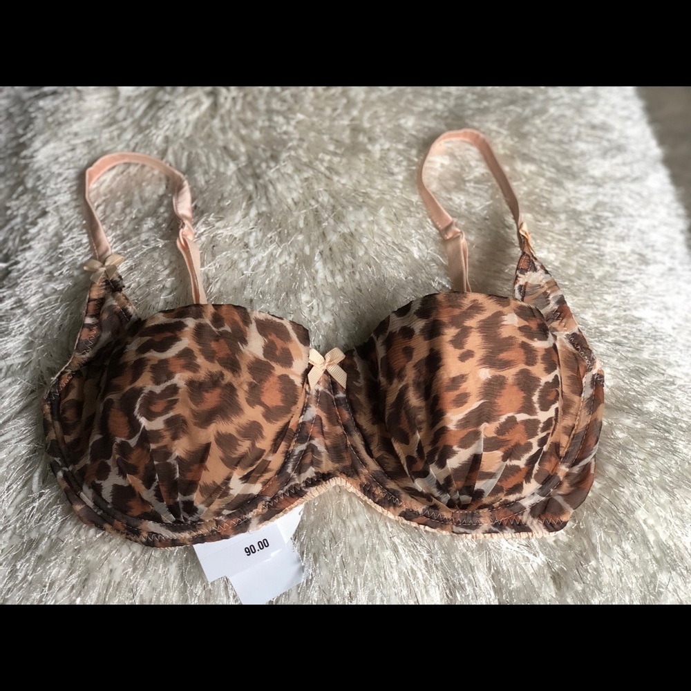 NWT Mimi Holliday L’Amour Leopard Print Bra 32DD - Picture 4 of 8